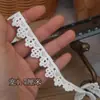 Exquisito hilo de algodón soluble en agua, accesorios de encaje bordado hechos a mano, accesorios de bricolaje, correa de hombro, tela de decoración del hogar