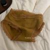 Bomba francesa de creme calcinha de renda de cintura média feminina Algodão Quatro Estações renda antibacteriana menina sexy cintura média simples