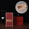 Caja de regalo de madera vacía con tapa abatible hecha a medida Caja de madera para el Festival de Medio Otoño Caja de embalaje para té Caja de regalo Bolsa de regalo otro