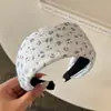 Diadema de Estilo Coreano con Estampado de Leopardo de Borde Ancho para Mujer Aro para la Cabeza de Borde Ancho Pinza para el Cabello de Uso Diario para el Trabajo y Citas Pinza Antideslizante Accesorio Versátil para el Cabello