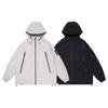 Chaqueta con capucha de trabajo holgada de alta gama con estilo rufián de marca de moda funcional para exteriores de primavera 2025.