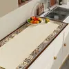 Tapete Drenante para Bancada de Cozinha Tapete Absorvente de Terra de Diatomáceas Jogo Americano para Louça Tigela Prato Tapete Barreira de Água para Bancada de Fogão Pia