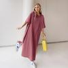 Vestido de camiseta de manga corta transfronterizo de Amazon Europa y Estados Unidos para niños, ropa de verano para mujer, venta al por mayor