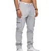 Calça de Trabalho Casual Esportiva Tapered Hip-Hop Masculina Tática de Estilo Europeu e Americano da Amazon, Solta, com Múltiplos Bolsos, Retrô