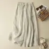 Pantalones culotte cortos de algodón y lino drapeados, nuevos pantalones de verano para mujer 2026, finos de cintura alta, transpirables, casuales, de pierna ancha