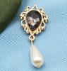 Corrente de garra de coroa transfronteiriça fivela de diamante acrílico faça você mesmo soldagem manual sapato roupas joias acessórios cor gema diamante fivela