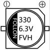 Capacitor Electrolítico Smd de 400V 2.2Uf, Gama Completa de Modelos, 6.3X10.5, Marcado Vt, Personalizable para Inversores