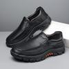 Sapatos Masculinos Transfronteiriços Sapatos para Homens de Meia-Idade e Idosos Sapatos Casuais Masculinos Ferramentas para Exterior Sapatos de Couro Sapatos Masculinos Respiráveis e para Pés com Odor Sapatos de Montanhismo