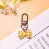 Chaveiro Criativo de Xadrez Dopamina com Laço Pingente de Joia DIY Ornamento Versátil para Bolsa Roupas Pequeno Presente