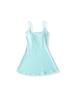 Estilo Americano Almohadilla de Pecho Espalda Descubierta Colgante Halter Cinturón Vestido sin Espalda en Forma de A Falda Corta Adelgazante Ajustada para Mujer Verano Chica Caliente