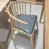 Silla de comedor de madera maciza nórdica silla de negociación restaurante casa de huéspedes hotel cafetería casa de huéspedes empresa sillón con respaldo tapizado suave