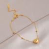 Tobillera de Acero de Titanio que No se Desvanece para Mujer Nuevo Estilo 2026 Elegante Versátil Joyería de Acero Inoxidable de Alta Gama Cadena para el Pie Accesorio para el Pie