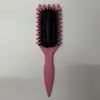 Em Estoque Amazon Transfronteiriço Novo Pente para Modelar Cabelos Pente com Efeito Rebote Pente para Cachear Escova Modeladora Escova Massageadora para Cachear de Palha de Trigo
