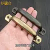 Manija de Puerta Ruyi Herrajes Pequeños Accesorios Gabinete Antiguo Puerta Cajón Retro Manija de Cobre Puro Todo Cobre Macizo Manija China