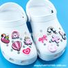 Accesorios Transfronterizos para Zapatos de Madera en Stock Serie Rosa Bolsa de Clogs de Dibujos Animados Decoración de Pulsera Accesorios Charms de Zapatos de PVC Hebillas de Zapatos