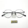 Atacado RS6720 ultra-leve moda retro semi-titânio quadro puro titânio nariz almofada duas cores IP chapeamento cor-resistente