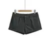 Shorts de Traje Rayados Gris Oscuro para Mujer 2026 Cintura Baja Ajustados Elegantes Versátiles Modernos Cómodos Shorts