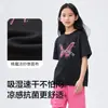 Balabala Roupas Infantis Camiseta Manga Curta Infantil para Meninas 2025 Nova Roupa de Verão para Crianças Maiores Tops Estampados de Secagem Rápida Doce