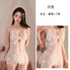 2025 Novo Pijama de Renda Sem Costas Roupa Íntima Sexy Conjunto Sexy Uniforme Transparente Tentação Apaixonada Quente Atacado