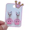 Pendientes Infantiles Pinzas para Orejas de Bebé Mariposa 2025 Nuevas Pinzas para Orejas de Niña Dibujos Animados Princesa Accesorios Lindos para Niñas