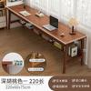 Mesa longa Mesa estreita inclinada para parede Mesa retangular Mesa dupla Home Computer Desk Bancada de perna de madeira maciça