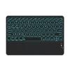 Adequado para Tablet Apple Teclado Sem Fio Bluetooth Retro Tecla Redonda Telefone Celular iPad Retroiluminação Colorida Silencioso Arroz