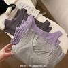 Sociedad Coreana Cuello U Chaleco Básico Holgado Algodón Hilo Sin Costuras Transpirable Fondo Ropa Exterior Chaleco Combinable para Mujer