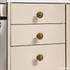 Nuevo armario retro chino mueble cajón de escritorio manija de un solo agujero manija pequeña de bronce para puerta de armario mueble de TV