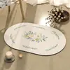 Estilo Nórdico Simple Alfombra de Baño de Lodo Diatómico Absorbente de Agua Secado Rápido Alfombra de Piso Antideslizante para Sala de Estar Dormitorio Lujo Ligero