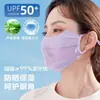 Mascarilla Protectora Solar de Verano para Mujer Esquina del Ojo de Seda de Hielo Transpirable a Prueba de Polvo Lavable Mascarilla Protectora Solar Mascarilla Transpirable