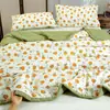 Bestseller de Transmissão ao Vivo26 Novos Designs Colcha de Algodão Bolha Estampada, Colcha de Ar Condicionado de Verão, Colcha Dupla para Primavera-Outono para Dormitórios Estudantis