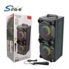 Los fabricantes de Sing-e ZQS6226 suministran altavoces Bluetooth para exteriores, cuadrados, de baile, portátiles, inalámbricos, con canciones K, estéreo grande.
