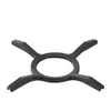 Estante para estufa de gas, soporte para estufa de gas, soporte antideslizante universal para ollas pequeñas y lecheras, soporte de soporte para estufa de gas de cocina