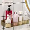 Prateleira de Armazenamento para Banheiro, Armário com Espelho de Parede sem Furos, Caixa de Armazenamento em Frente à Pia, Prateleira de Armazenamento para Cosméticos