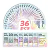 36 Nuevas Tarjetas de Recordatorio Diario Transfronterizo con Frases Inspiradoras Creativas y Tarjetas de Texto Motivacional