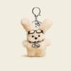 Jinnew Original Óculos Palito Cachorrinho Pelúcia Chaveiro Pingente Fofo Cachorrinho Pingente de Bolsa Pequeno Presente