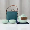 Yan He Set de Té Portátil de Preparación Rápida para Viaje Camping al Aire Libre Portátil Fabricante de Té Regalo Souvenir Impreso