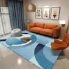 Nueva Alfombra de Piso Sala de Estar Dormitorio Lujo Ligero Alta Calidad Simple Cobertura Total Sofá Alfombra de Piso Grande Mesa de Café Limpiable Alfombra de Mesita de Noche