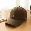 Gorra de Béisbol Versátil Estilo Coreano Japonés, Moderna y Sencilla, Gorra Deportiva de Copa Suave para Todas las Estaciones con Bordado de Letra Que Hace que la Cara Parezca Más Pequeña