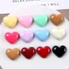 Parche Brillante de Corazón de 18 mm Materiales para Decoración de Pasador de Pelo Imán de Nevera Zueco Accesorios para Cuerda de Cabello