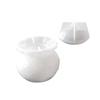 Yumeiren DIY Cristal Gota Resina Gesso Caixa de Armazenamento Padrão Embossado Tanque de Armazenamento Plissado Molde de Silicone