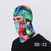 Máscara de ciclismo a prueba de viento para motocicleta, para exteriores, para bicicleta, con estampado, para la cabeza, gorro, forro para casco