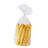 Bolsa para Tostadas, Bolsa para Pan, Bolsa para Galletas, Bolsa para Comidas, Bolsa de Empaque para Alimentos Horneados, Bolsa de Empaque de Plástico Transparente con Boca Plana