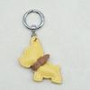 Estoque Transfronteiriço Mini Método Luta de Cachorros Chaveiro Desenho Animado Pingente de Cachorrinho de Couro Chaveiro de Carro Acessórios para Capa de Celular