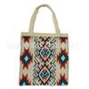 2020 nueva bolsa tejida chic de Corea del Sur bolsa de lana a cuadros bolsa artística simple para el hombro mochila escolar para mujer bolsa que combina con todo