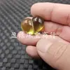Grasa de Pollo Cera de Abejas Amarilla Cuentas Sueltas con Forma de Durazno Ámbar Dorado Ámbar con Forma de Jarrón Agujero Pasante Pulsera Corazón Collar Cuentas Budistas Accesorios de Joyería Cuentas