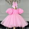 2026 Novo Estilo Vestido de Apresentação de Piano para Meninas Dama de Honra Casamento Vestido de Princesa para Menininha Fantasia Infantil para Apresentação de Anfitriã
