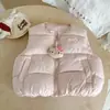 Chaleco de Algodón Cálido y Lindo para Niños 2026 Otoño Invierno Ropa Exterior para Niñas Bebés Chaleco sin Mangas Engrosado Lindo Tendencia