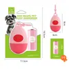 Nunbell Saco de Lixo Transfronteiriço Dispensador em Forma de Ovo Portátil Coletor de Fezes Caixa de Armazenamento Sacos para Fezes Sacos para Fezes de Cachorro