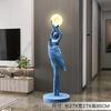 Luz nocturna regalo de inauguración de casa niña arte abstracto lámpara de pie adornos sala de estar mueble de TV decoraciones laterales sofá porche